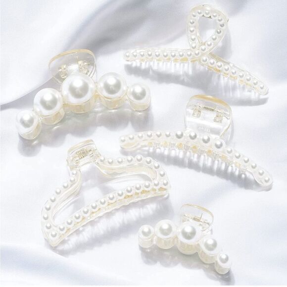 Accessories - Pearl Hair Clips 